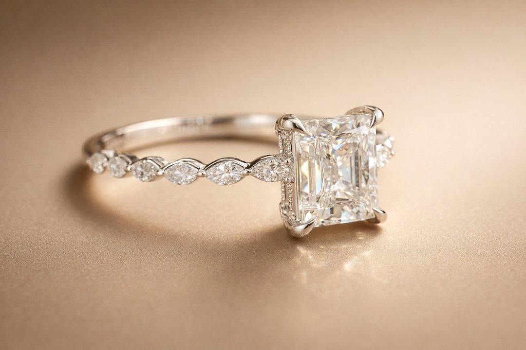 Princess-Cut Diamond Ring